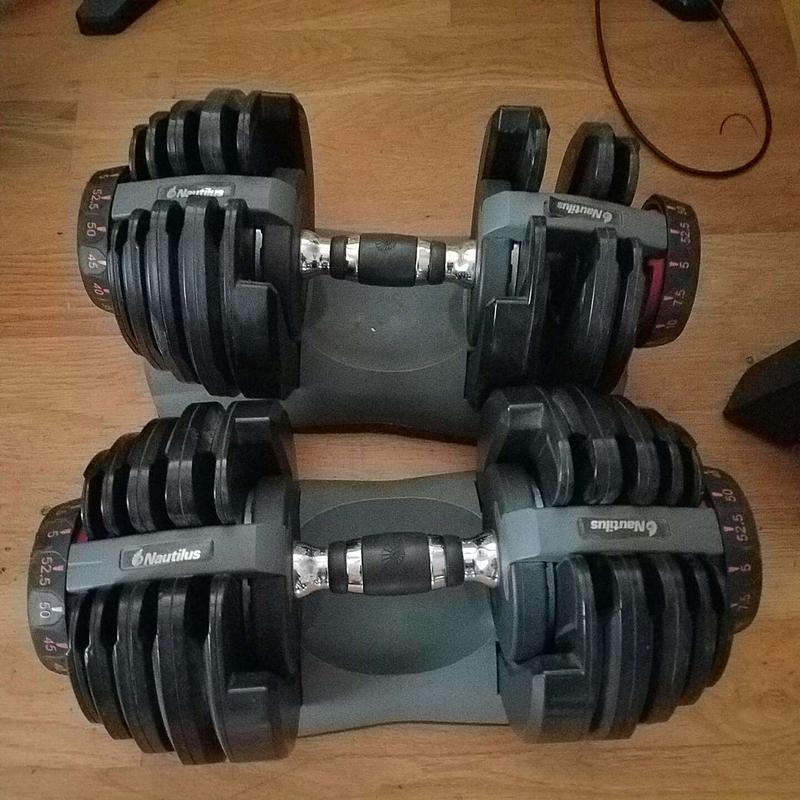 Bowflex nautilus selectech dumbells weights for sale in Orlando, FL