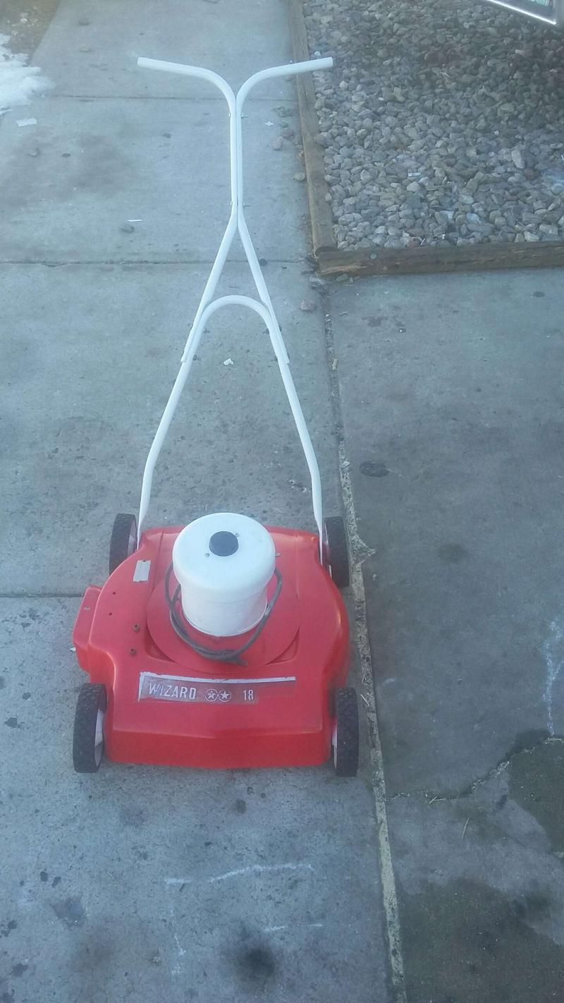 Vintage 1958 wizard electric lawn mower for sale in Colorado Springs