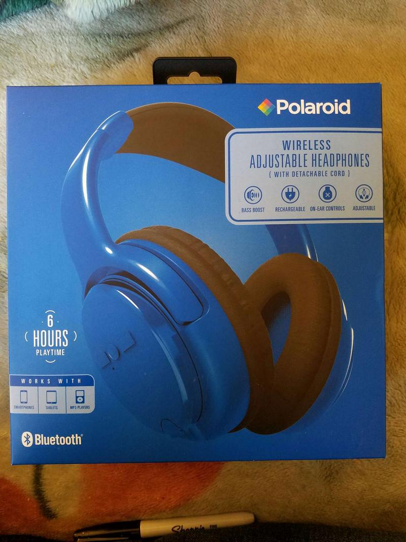 Polaroid wireless Bluetooth adjustable 