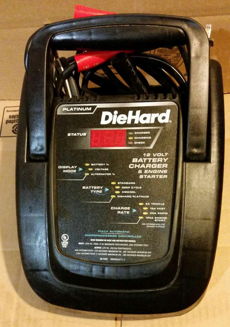 DieHard 12Volt Battery Charger and Jump Starter 2 / 15 / 40 / 125 AMP
