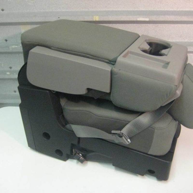 2015 2016 FORD F150 F150 CENTER CONSOLE FOLD UP JUMP SEAT GREY CLOTH for sale in Leander, TX