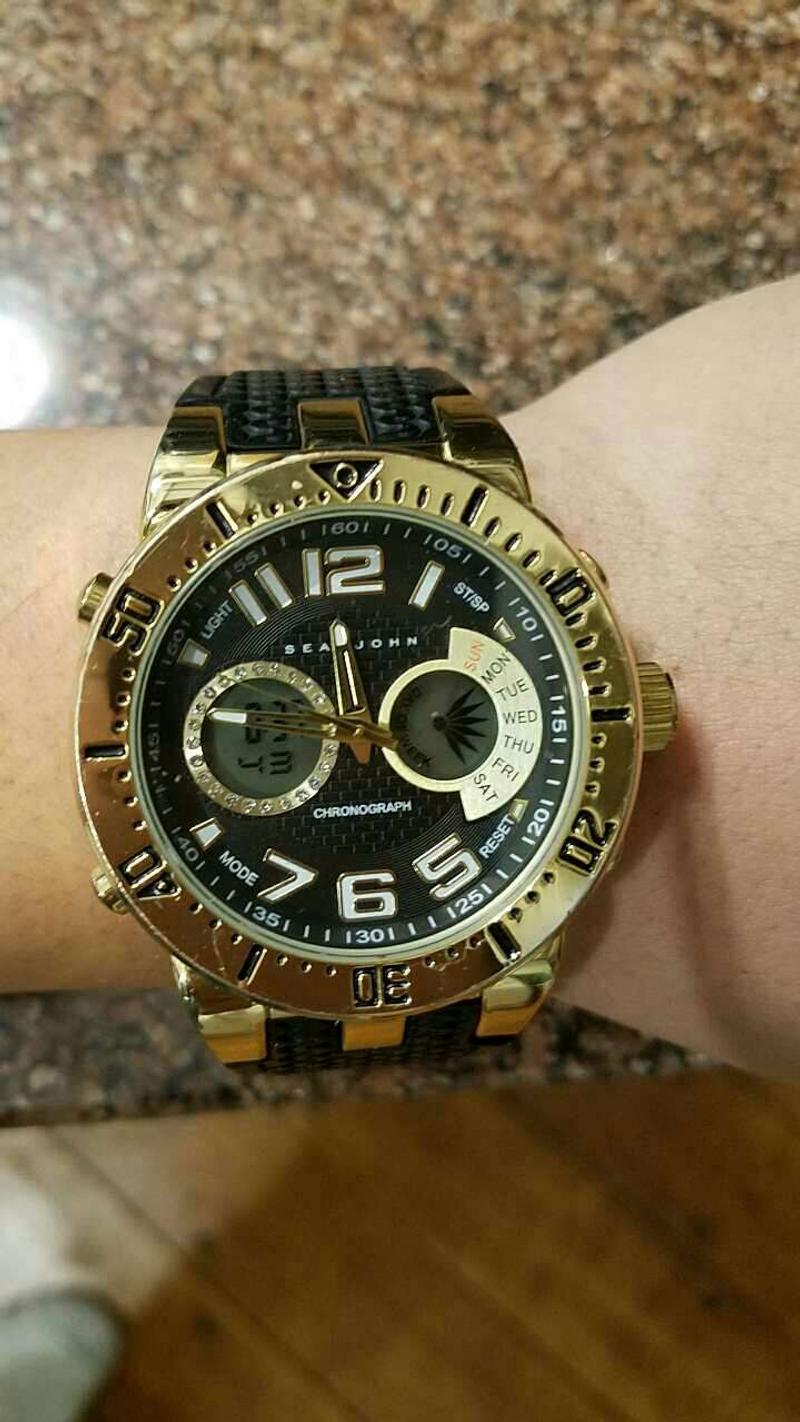 sean john chronograph watch