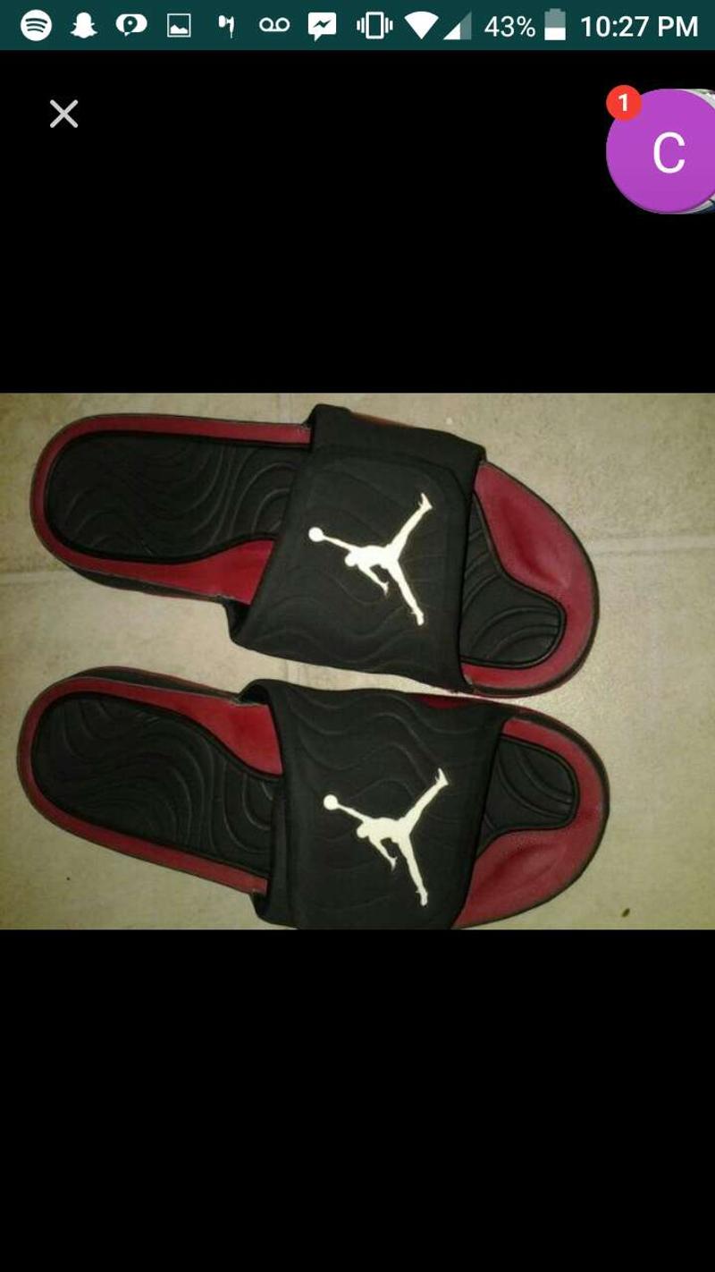 jordan sandals size 10