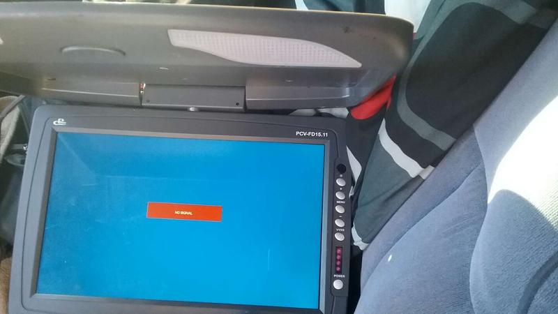 TV car TV monitor screen 