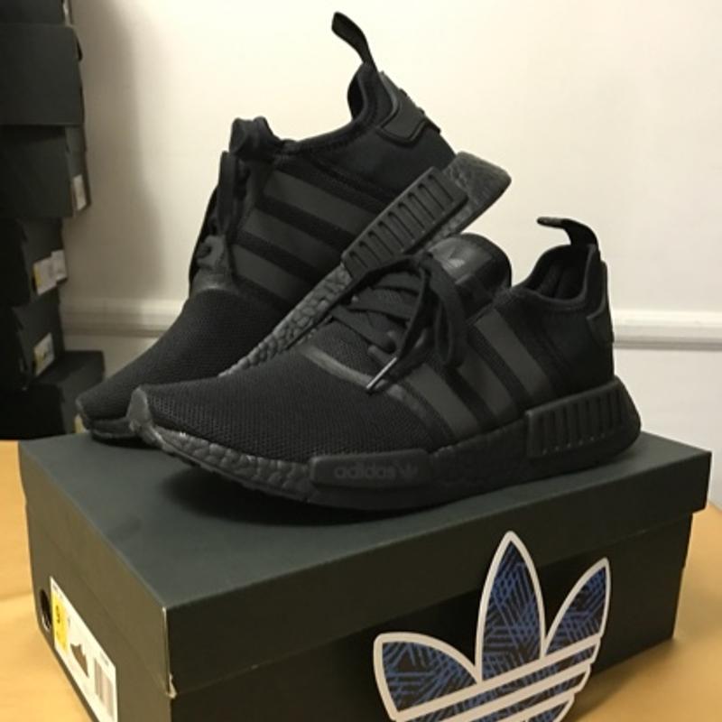 nmd triple black mesh