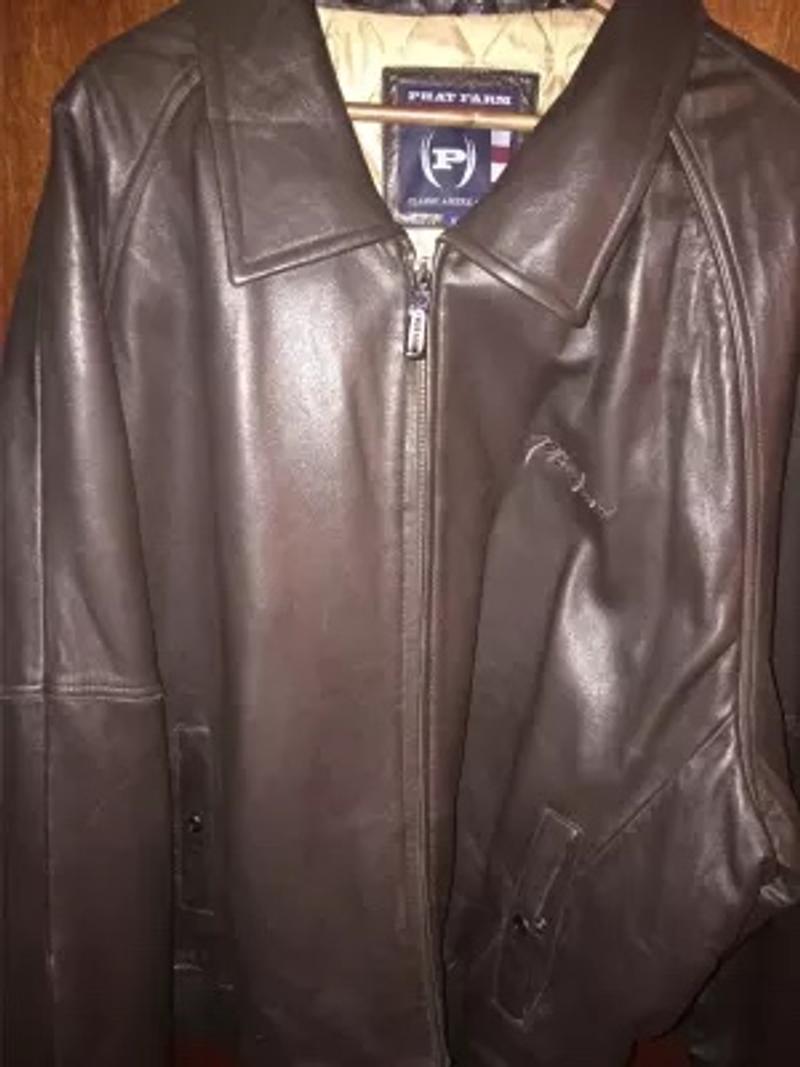 phat farm leather jacket