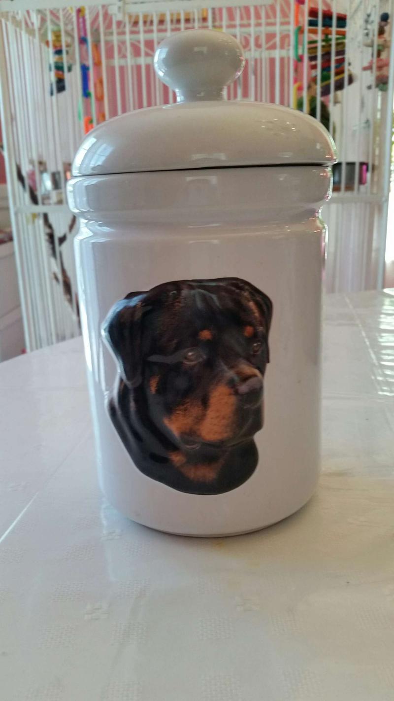 rottweiler cookie jar
