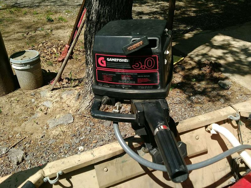 Gamefisher 5.0 hp outboard boat motor for sale in Quinlan, TX 5miles