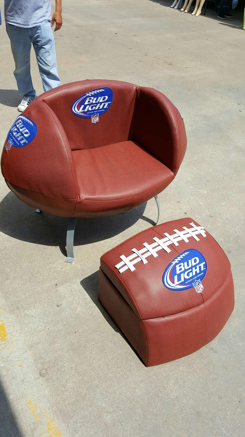 bud light ottoman cooler