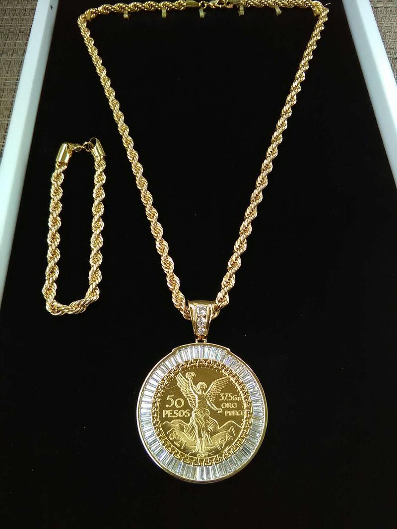 14k Gold filled Rope Chain with 
