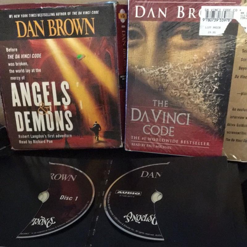 Angels & Demons & The Da Vinci Code Audio Books for sale in Santa