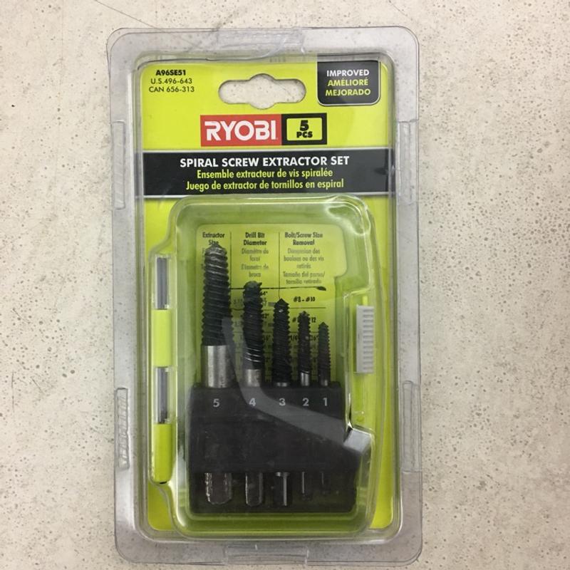Ryobi Spiral Screw Extractor Set for sale in Dallas, TX 5miles Buy