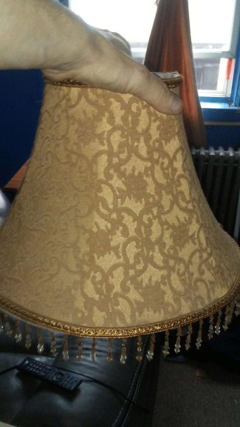 A pair of fancy lamp shades great shape for sale in Chgo, IL 5miles