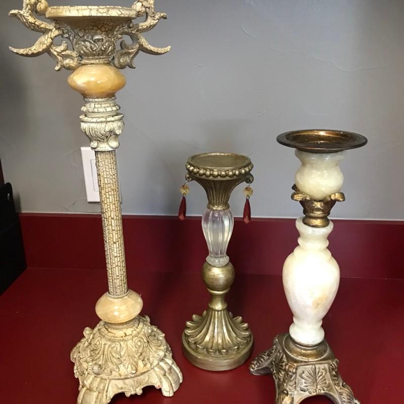 3 Beautiful Heavy Candle Holders! for sale in Arlington, TX 5miles