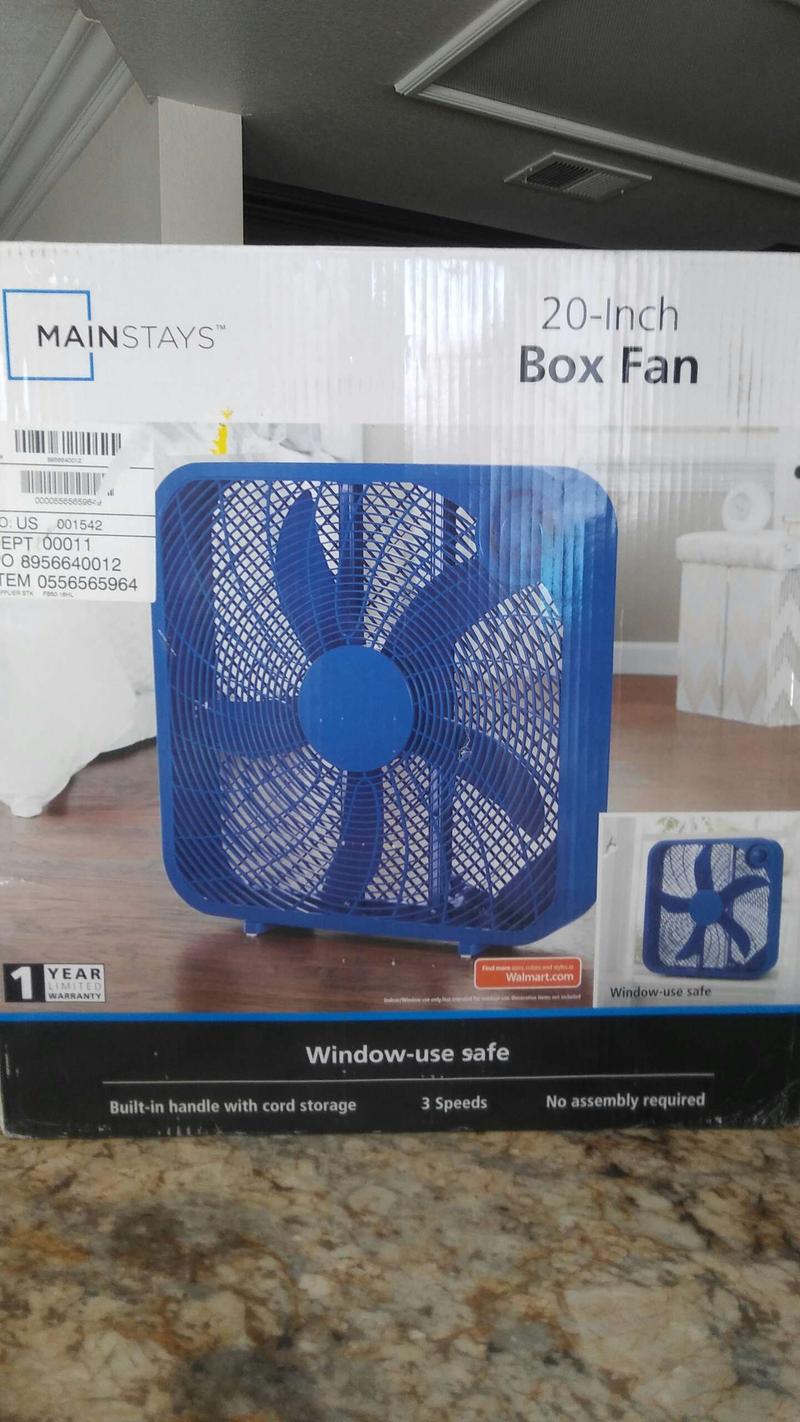 New*** 20 Inch box fan for sale in Moreno Valley, CA 5miles Buy and Sell