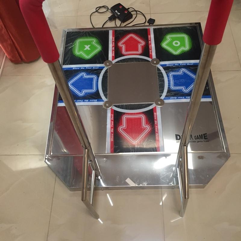 Nearly New DDR Champion Arcade Metal Dance Pad W/ Handlebar for sale in