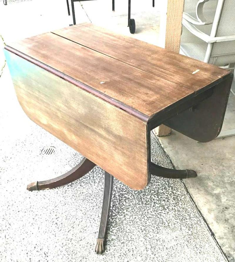 Old school antique folding table rectangular for sale in Desoto, TX