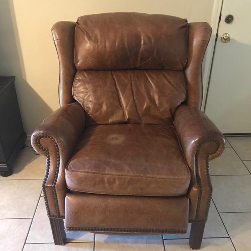 Motioncraft leather recliner from Ashley's for sale in Universal City