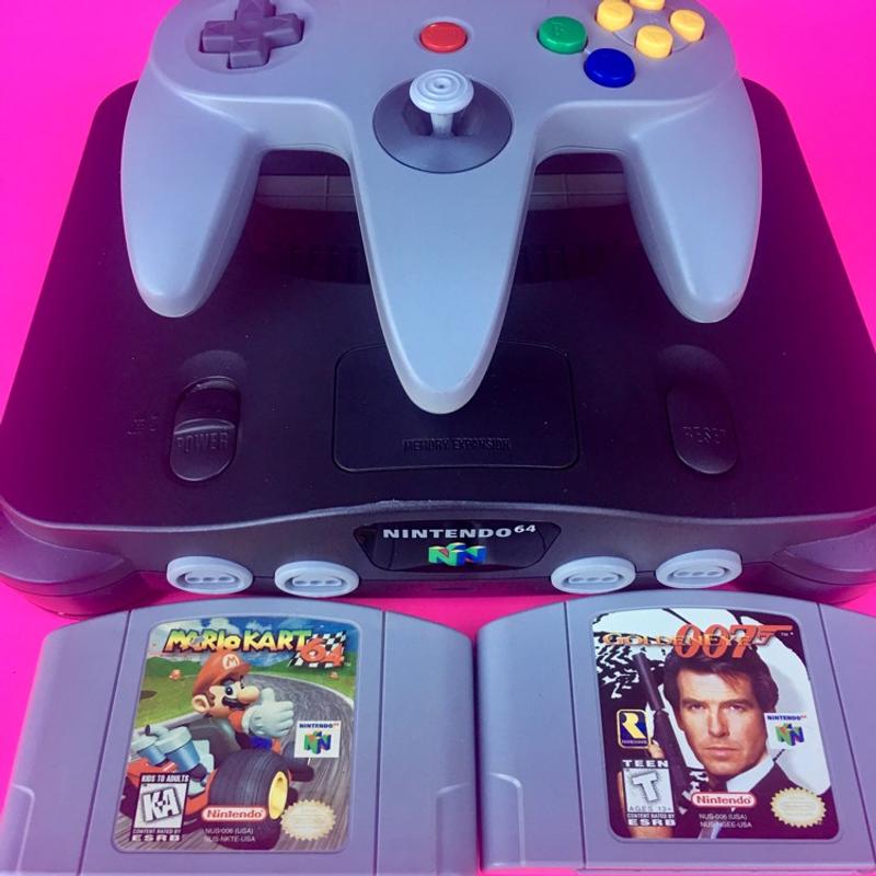 Nintendo 64 System w/ Mario Kart & GoldenEye 007 for sale in Grand Prairie, TX 5miles Buy and