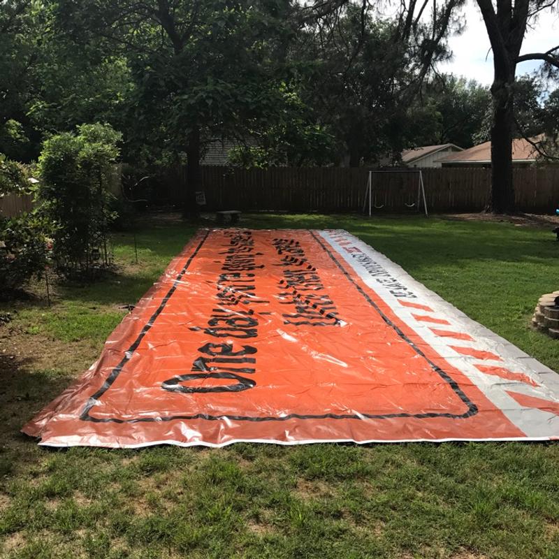 14' X 48' Vinyl Tarp Billboard Sign (damaged) for sale in Edgewood, TX