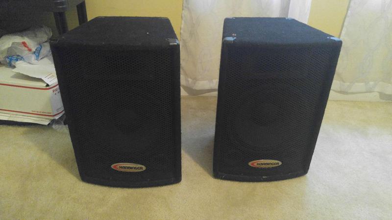 harbinger pa speakers
