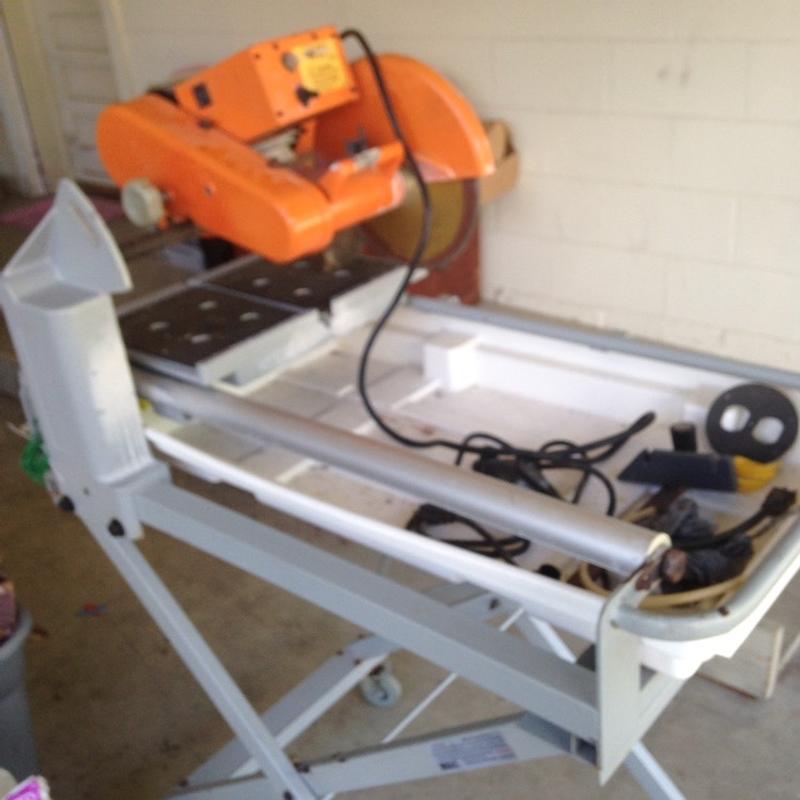 Chicago wet brick/tile saw 2.5 hp for 
