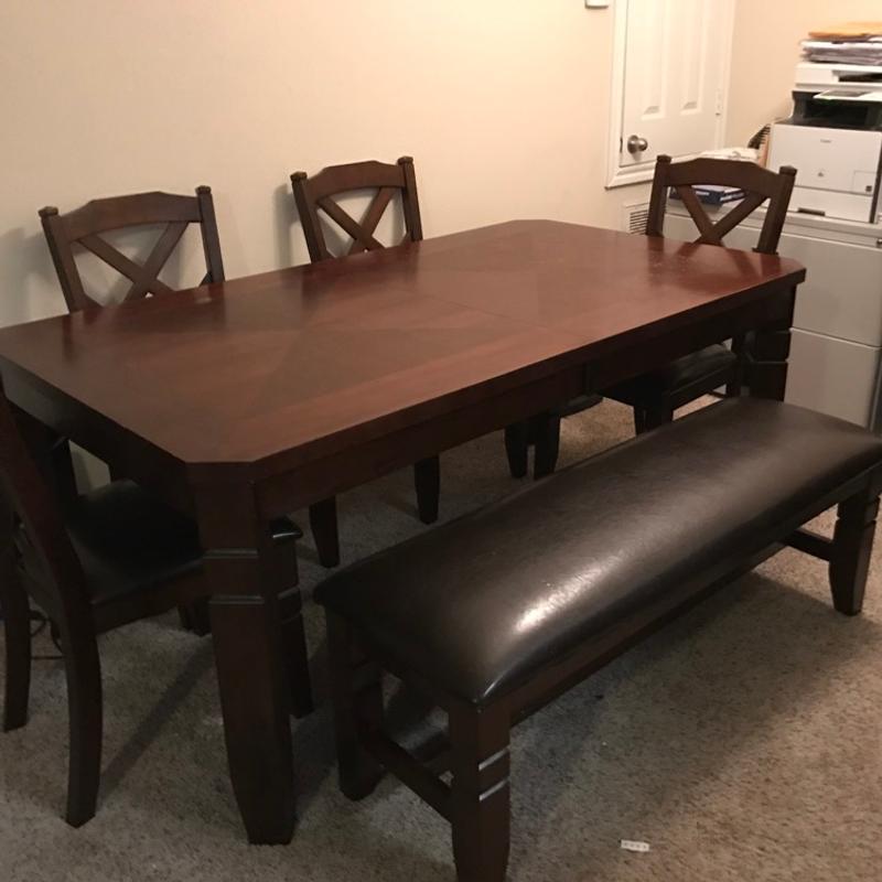 Mollai Collection Table, chairs, bench for sale in Porter, TX 5miles