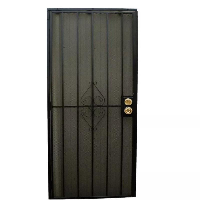 32" x 80" Heavy Duty 808 Series Prehung Black Protector Security Storm
