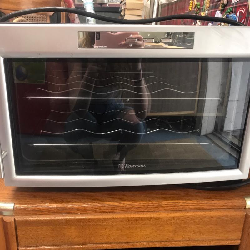Emerson FR24SL 8 Bottle Wine Cooler With Thermal Glass Door, Stainless
