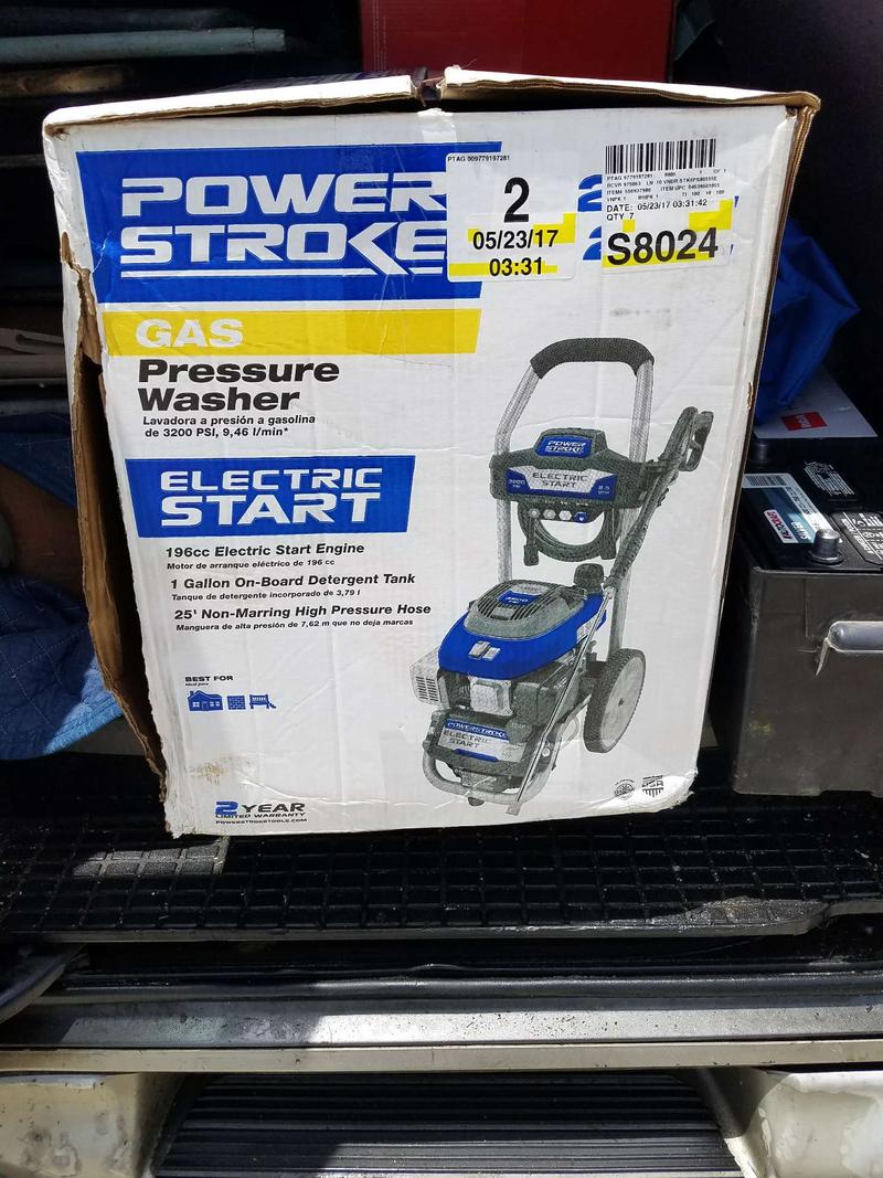 3200 PSI Powerstroke pressure washer electric start for sale in Orange City, FL 5miles Buy