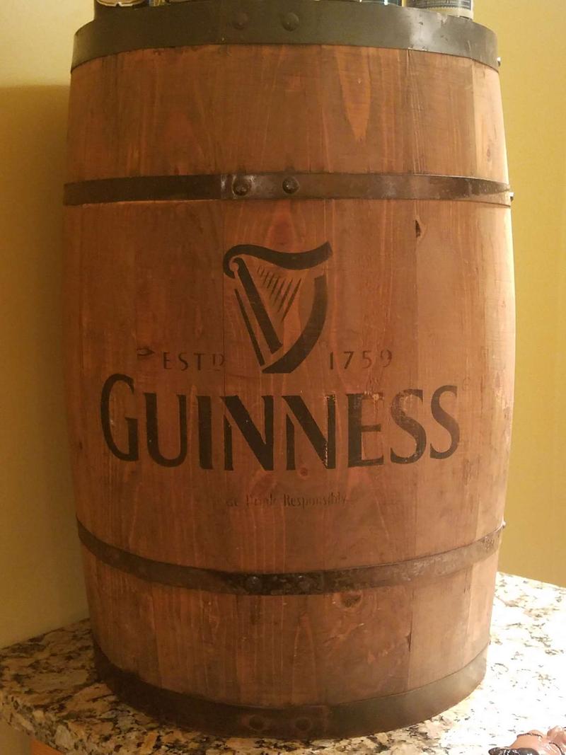 Wooden Guinness Barrel for sale in Providence, RI 5miles Buy and Sell