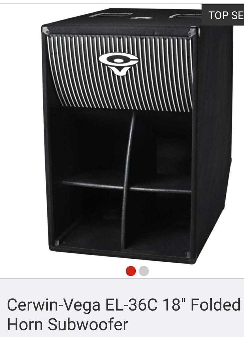 sub cerwin vega 18