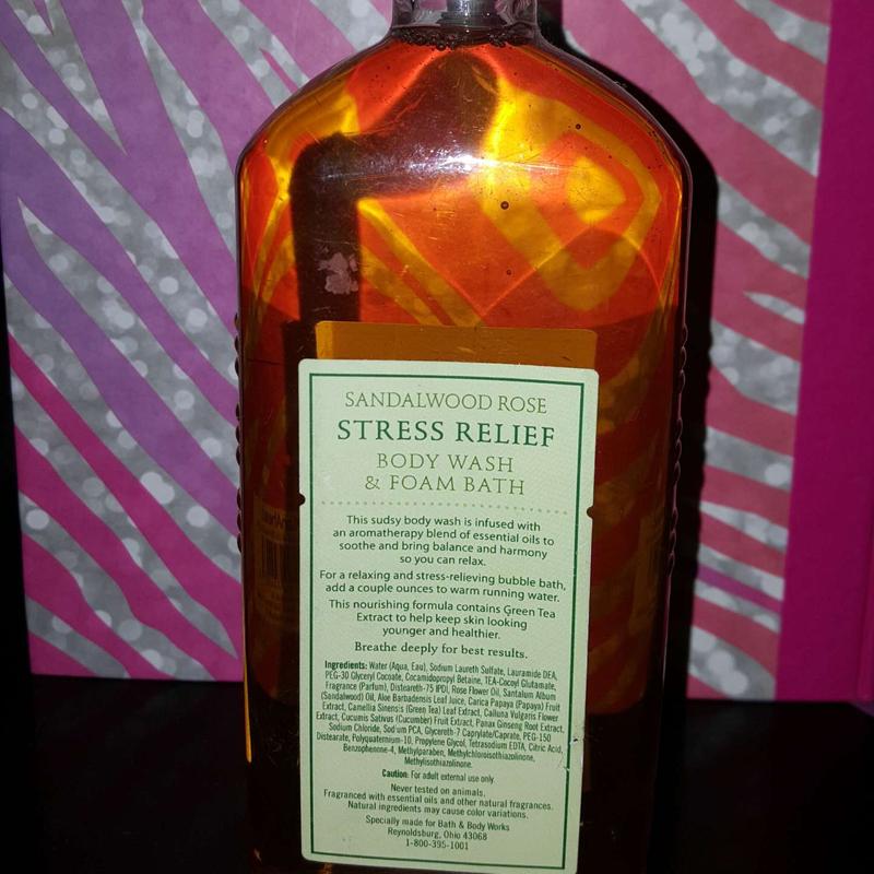 Bath and body works discontinued aromatherapy stress relief body wash