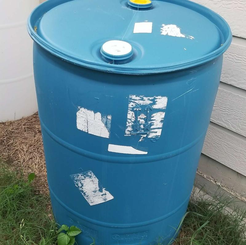 55 gal white plastic barrels food grade for sale in San Antonio, TX