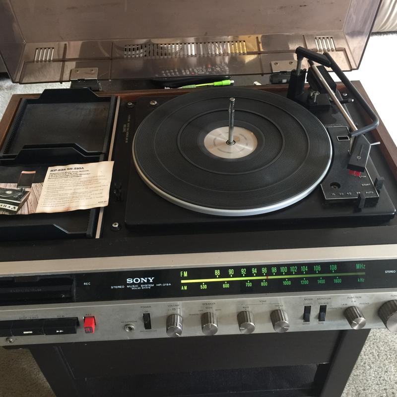 sony stereo music system