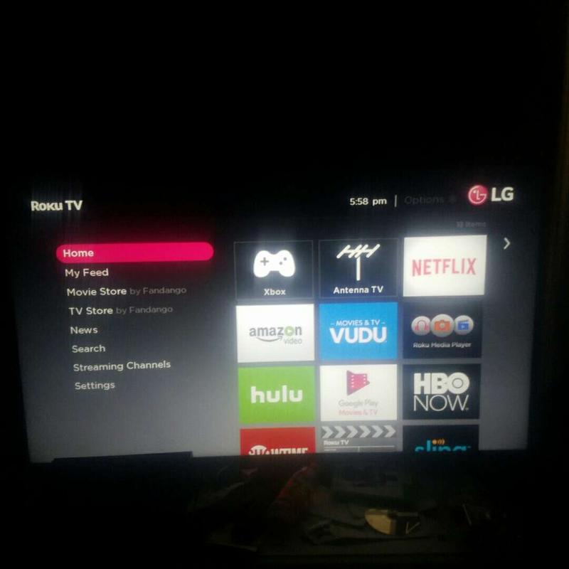 55 inch LG roku smart tv 1080 p for sale in Sherman, TX 5miles Buy