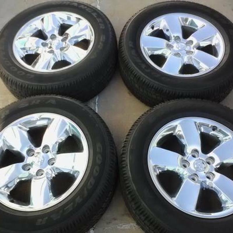 20" Dodge Factory RIMS & TIRES 5 Lug Original WHEELS Stock Ram Durango