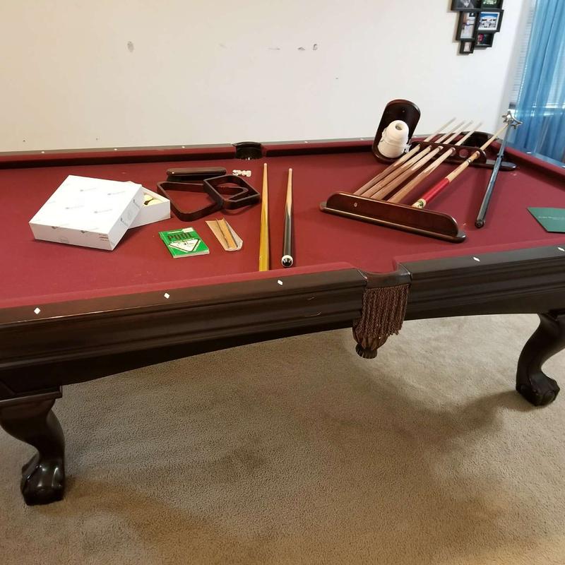 8' Brunswick "Contender" pool table with all the accessories!!! for