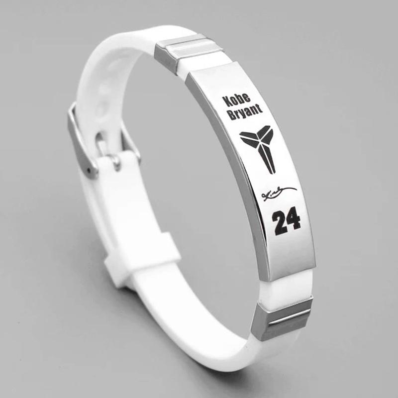 Braccialetti Silicone Kobe Bryant 24 - Set 4 Pezzi, Per Sport E Stile, Unisex - Foto 10
