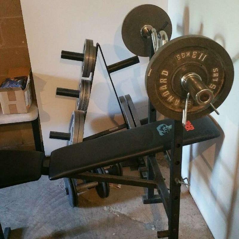 Weirder weight set with bench. for sale in New Summerfield, TX 5miles