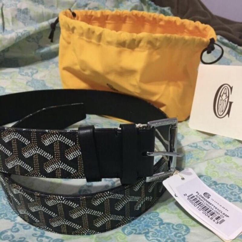 goyard belt black