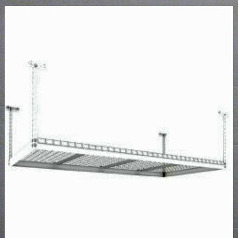 NewAge Adjustable Ceiling Storage Rack 96 in. L x 48 in. W x 42 in. H