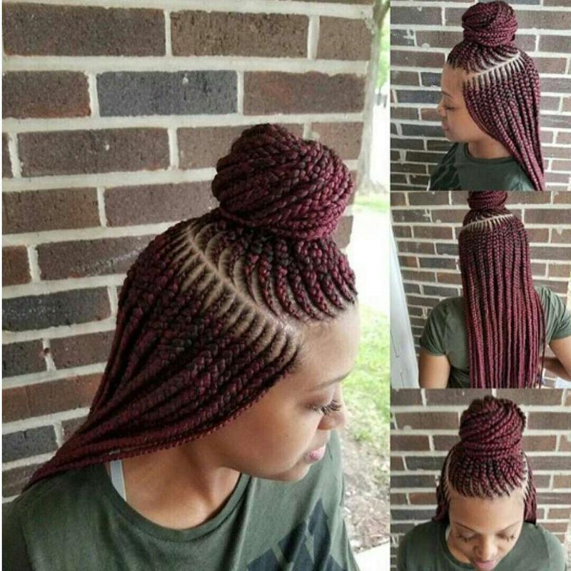 Feed in braids Hal up half down. for sale in Humble, TX 5miles Buy