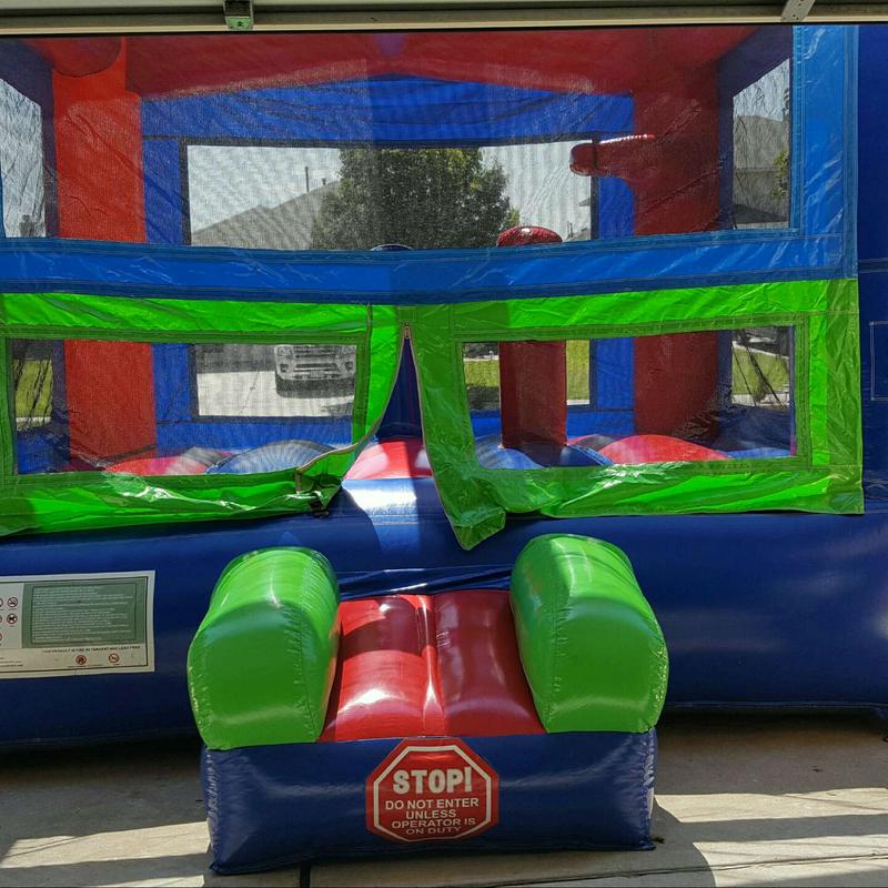 100.00 Bounce house (Moonwalk) or Rent a 5 in 1 bounce house w