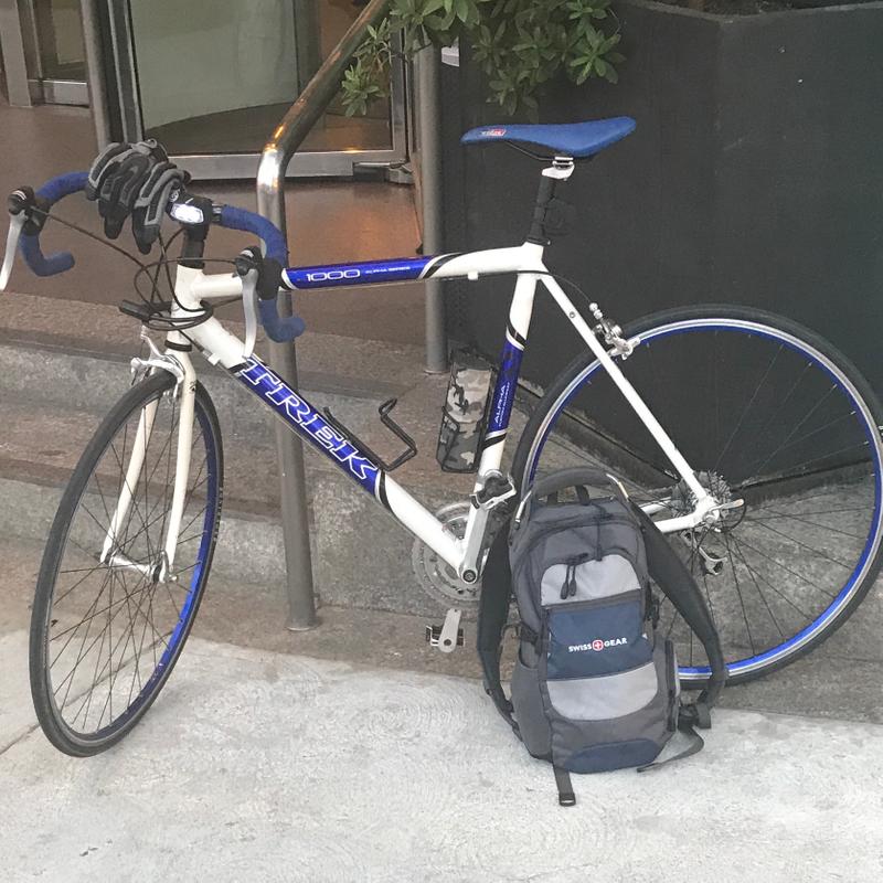 White and blue Trek road bike 21 speed for sale in Los Angeles, CA