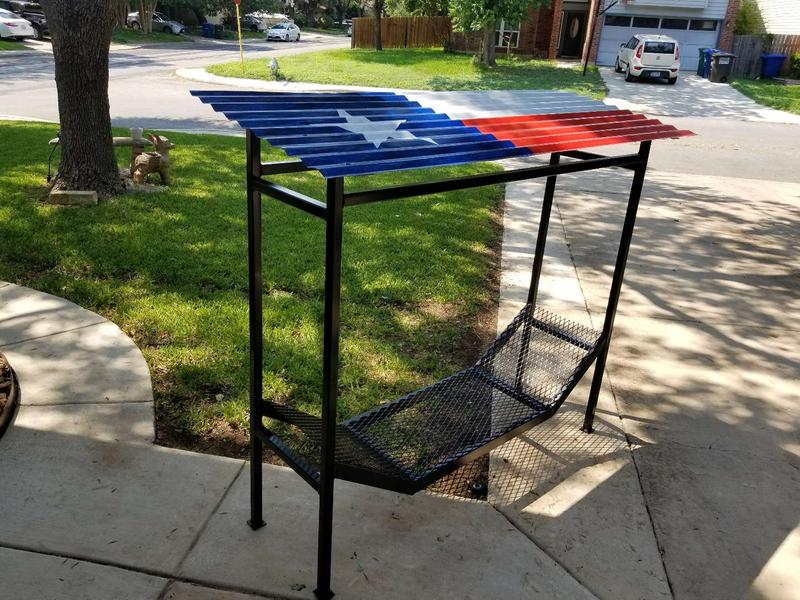 Firewood rack bbq wood smoker for sale in San Antonio, TX 5miles Buy and Sell