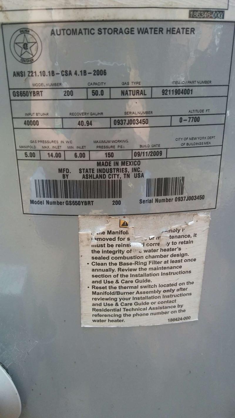 Gas Water Heater for sale in Tulsa, OK 5miles Buy and Sell