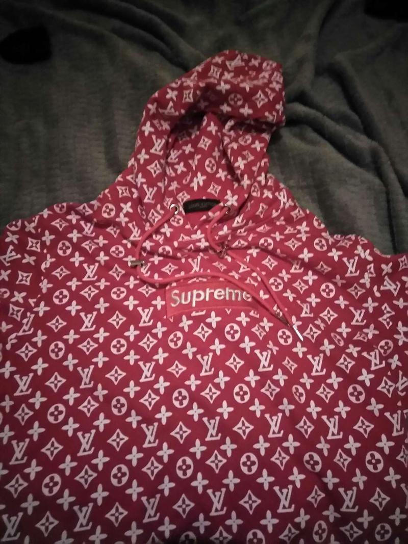 louis vuitton supreme hoodie for sale