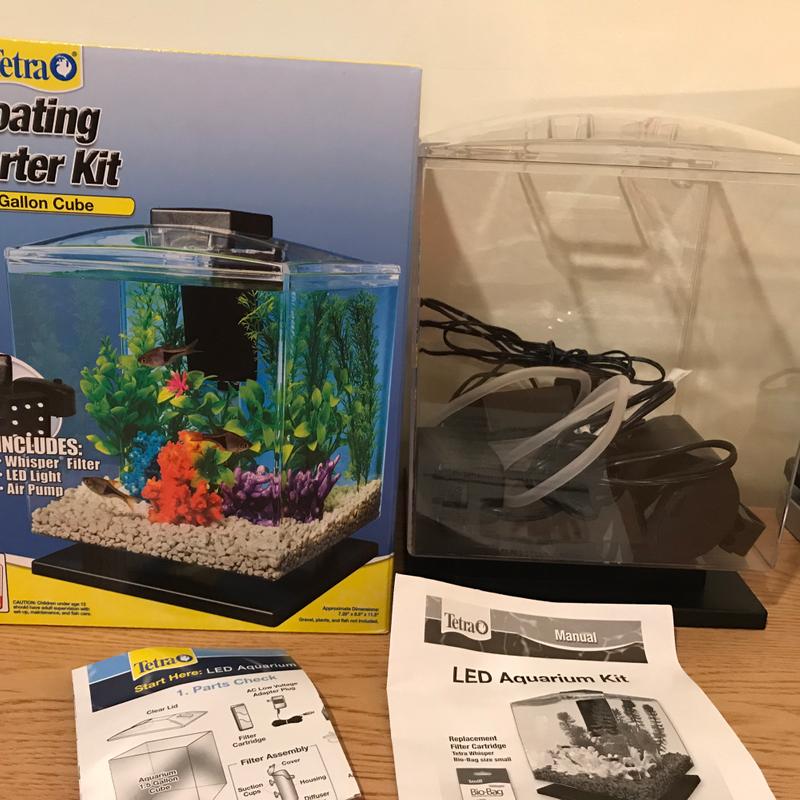 Tetra Floating Starter Kit 1.5 Gallon Cube for sale in Gardner, MA