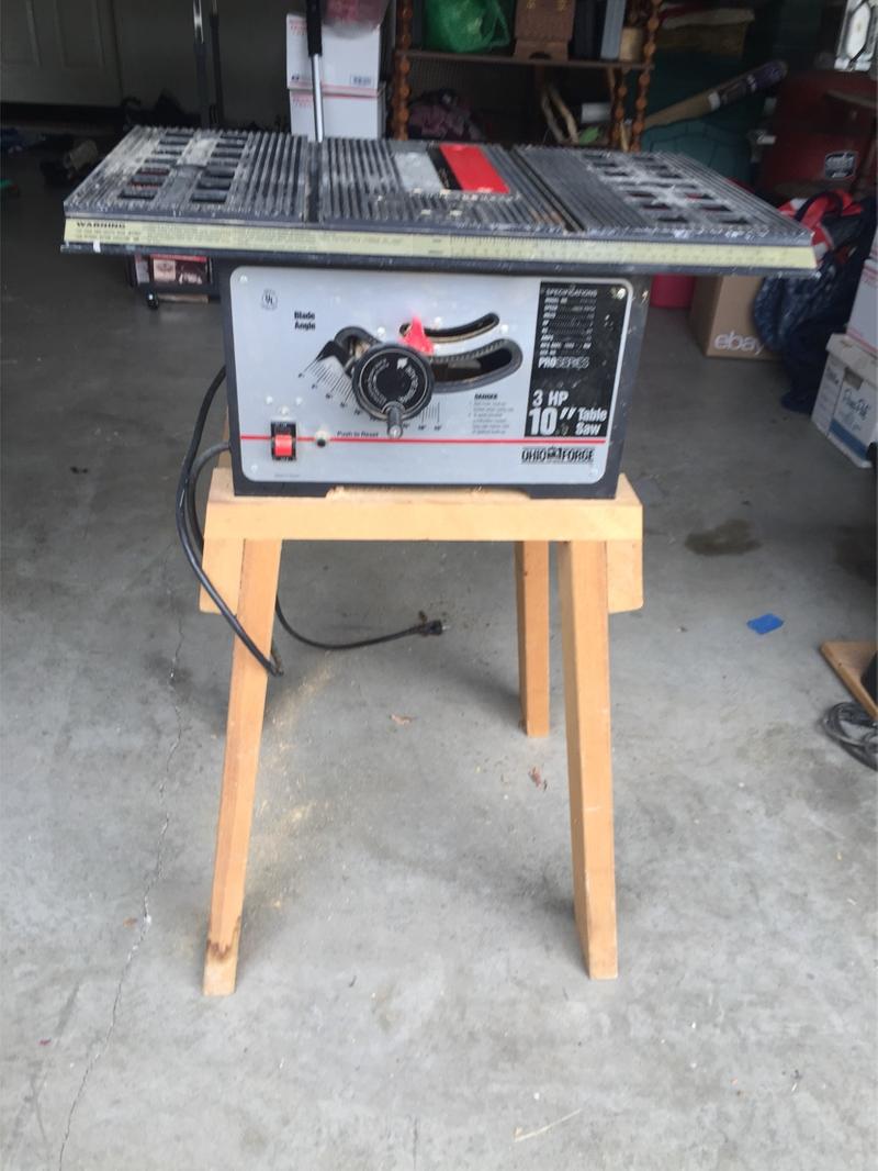 Ohio 3 hp 10" table saw. Working. for sale in Pleasanton, CA
